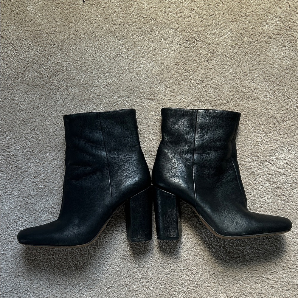 Vince Camuto Leather Ankle Boots